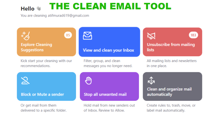 Clean Up Promotional Emails